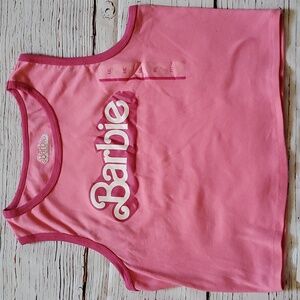 🆕️ BARBIE GIRLS PINK CROP TANKTOP 💗